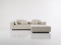 Canapé d'angle-Tissu-300x220x82 cm-Beige-Style contemporain